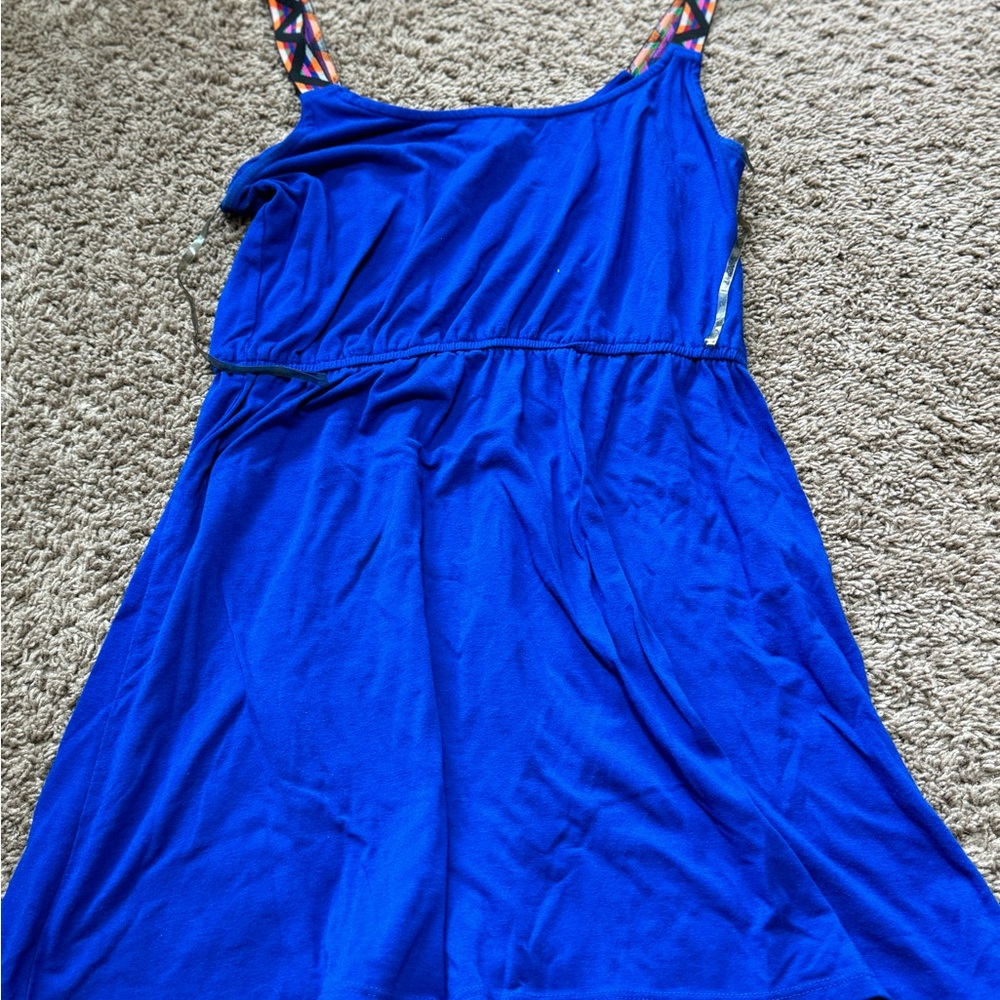 Eyelash Couture Blue Mini Dress
